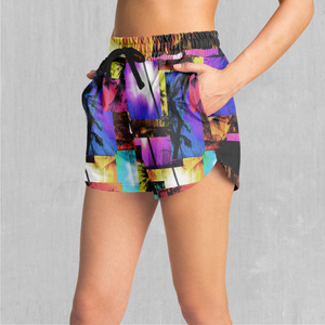 Paradise Collage Women's Shorts