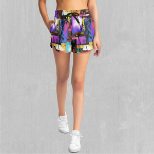 Paradise Collage Women's Shorts