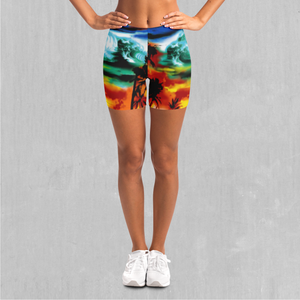 Paradise Dreams Yoga Shorts