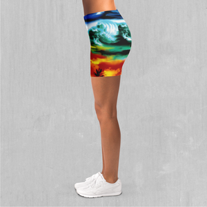 Paradise Dreams Yoga Shorts