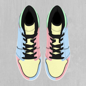 Pastel Color Block High Top Sneakers