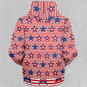 Patriotic Stars Sherpa Hoodie