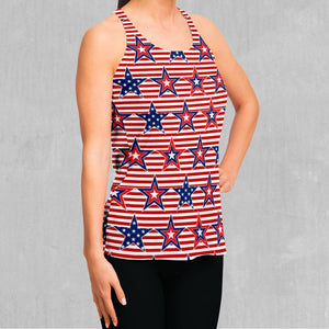 Patriotic Stars Women's Tank Top