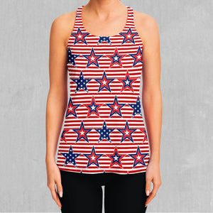 Patriotic Stars Women's Tank Top