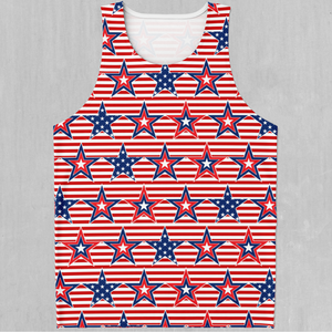 Patriotic Stars Men's Tank Top