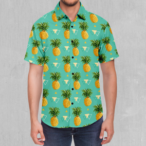 Pineapples Button Down Shirt