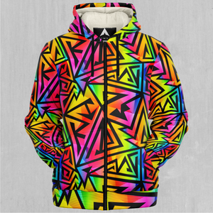 Prismatic Spectrum Sherpa Hoodie