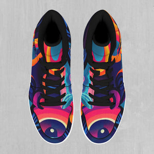 Psychedelic Vortex High Top Sneakers