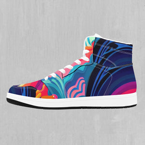 Psychedelic Vortex High Top Sneakers