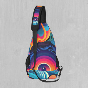 Psychedelic Vortex Sling Bag