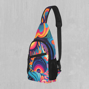 Psychedelic Vortex Sling Bag