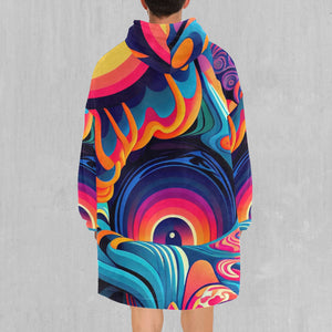 Psychedelic Vortex Blanket Hoodie