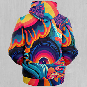 Psychedelic Vortex Sherpa Hoodie