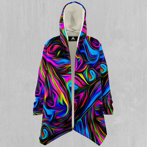 Psychedelic Waves Cloak - Azimuth Clothing
