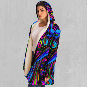 Psychedelic Waves Cloak - Azimuth Clothing