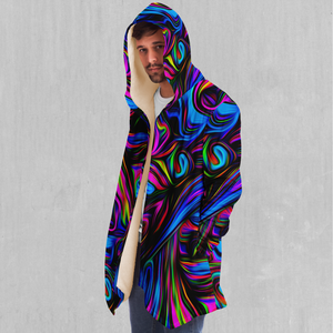 Psychedelic Waves Cloak - Azimuth Clothing