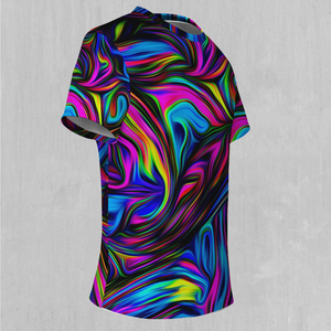 Psychedelic Waves Tee - Azimuth Clothing