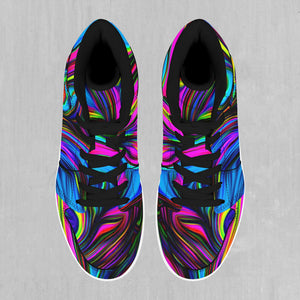 Psychedelic Waves High Top Sneakers