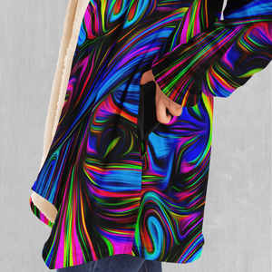 Psychedelic Waves Cloak - Azimuth Clothing
