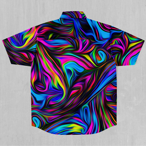 Psychedelic Waves Button Down Shirt
