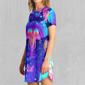 Psycho Luminescence T-Shirt Dress