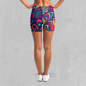 Psychotropic Yoga Shorts