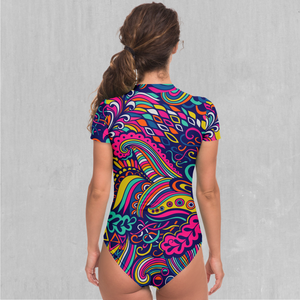 Psychotropic Short Sleeve Bodysuit