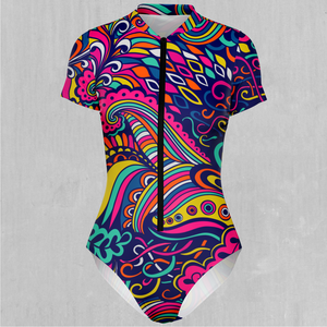 Psychotropic Short Sleeve Bodysuit