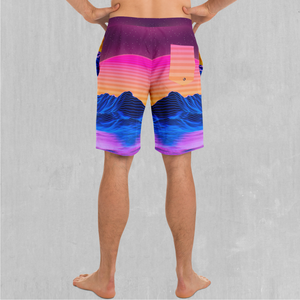 Radial Glow Board Shorts