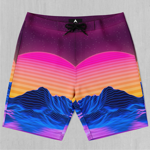 Radial Glow Board Shorts