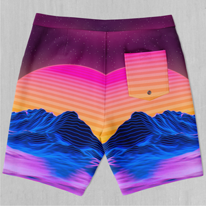 Radial Glow Board Shorts