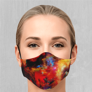 Rainbow Galaxy Face Mask - Azimuth Clothing