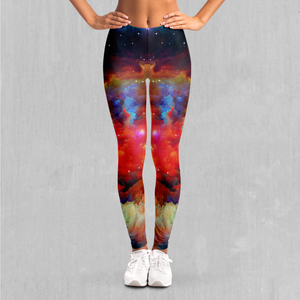 Rainbow Galaxy Leggings - Azimuth Clothing