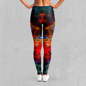 Rainbow Galaxy Leggings - Azimuth Clothing