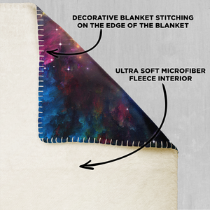Rainbow Galaxy Blanket
