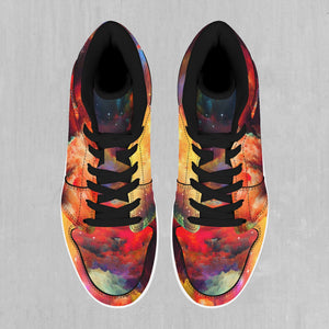 Rainbow Galaxy High Top Sneakers