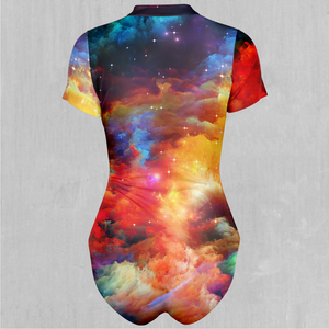 Rainbow Galaxy Short Sleeve Bodysuit
