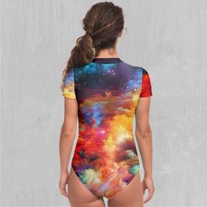 Rainbow Galaxy Short Sleeve Bodysuit