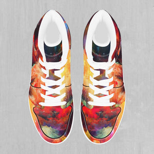 Rainbow Galaxy High Top Sneakers