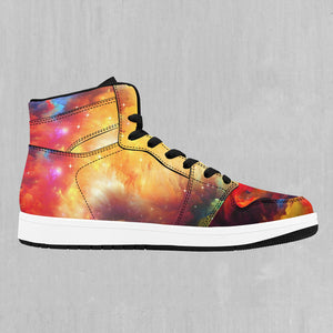 Rainbow Galaxy High Top Sneakers