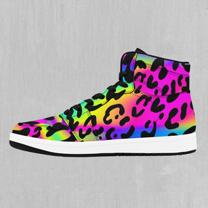 Rave Leopard High Top Sneakers