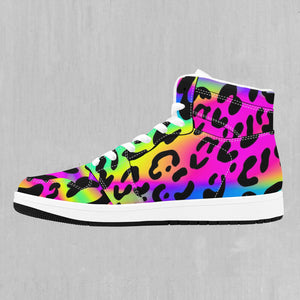 Rave Leopard High Top Sneakers