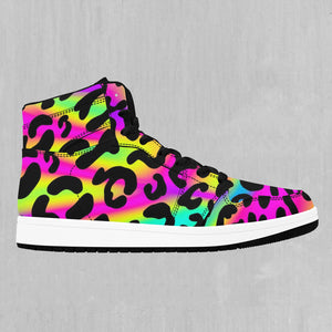 Rave Leopard High Top Sneakers