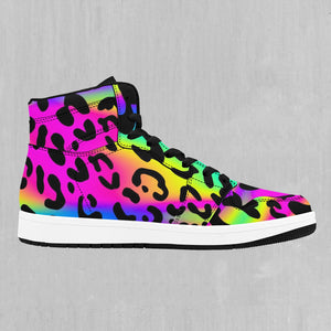 Rave Leopard High Top Sneakers
