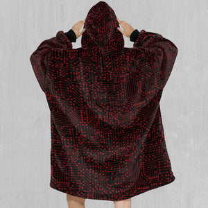 Red Cybernetic Blanket Hoodie