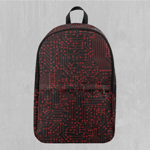 Red Cybernetic Adventure Backpack