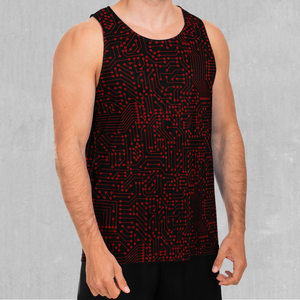 Red Cybernetic Men's Tank Top