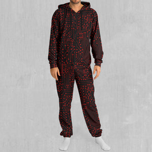 Red Cybernetic Jumpsuit