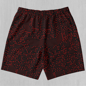 Red Cybernetic Shorts