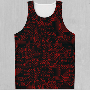 Red Cybernetic Men's Tank Top